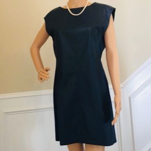 BCBG faux leather dress